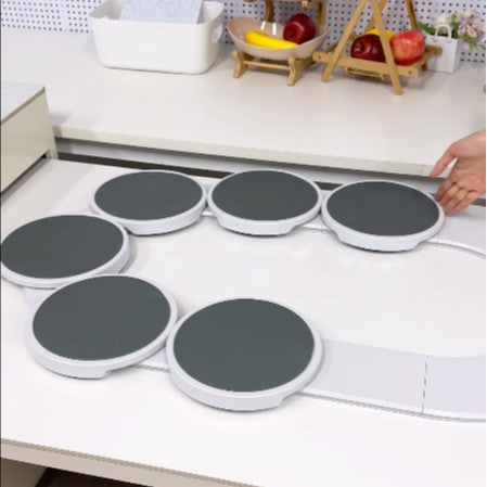 Expandable Modular Rotating Serving Tray